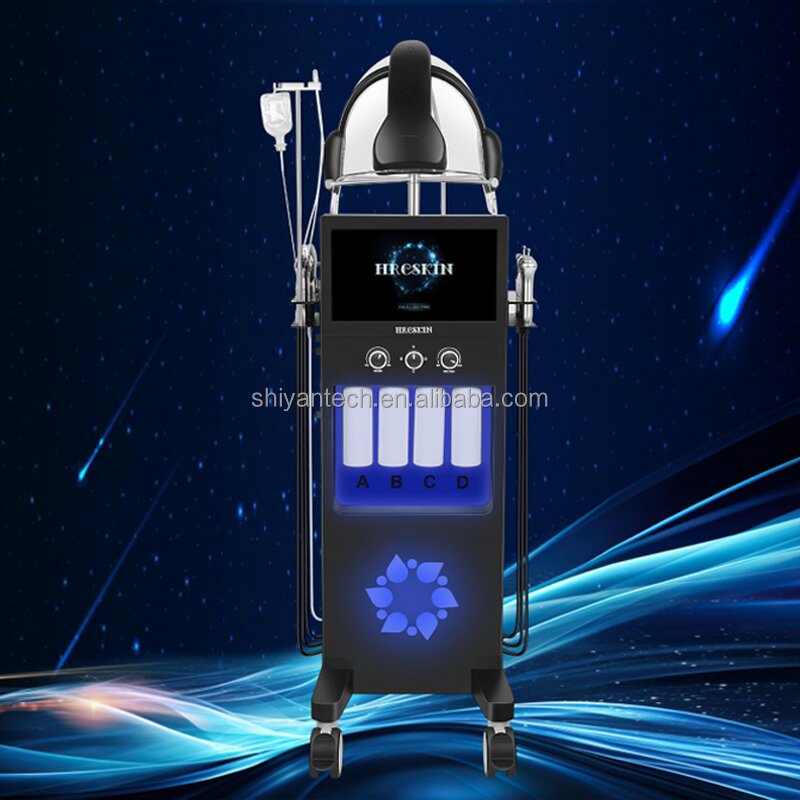 Hydra Aqua Peel Jet Machine - Korea O2TO DERM Led Oxygen 11 in 1 Spa with Analyzer