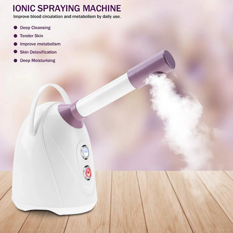 Portable Facial Steamer - Home Use Hot Warm Cold Electric Moisturizing Cleansing