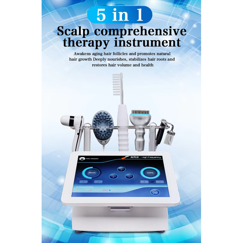 Hair Scalp Test Scanner - 2024 Portable Analyzer Machine Follicle Detector