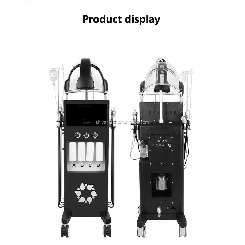 Hydra Aqua Peel Jet Machine - Korea O2TO DERM Led Oxygen 11 in 1 Spa with Analyzer