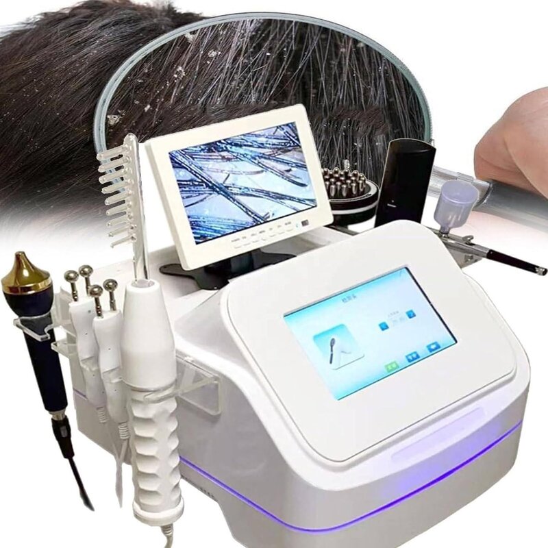 7-in-1 Scalp Care Machine - Portable Anti-hair Loss Analysis Therapy for Salon