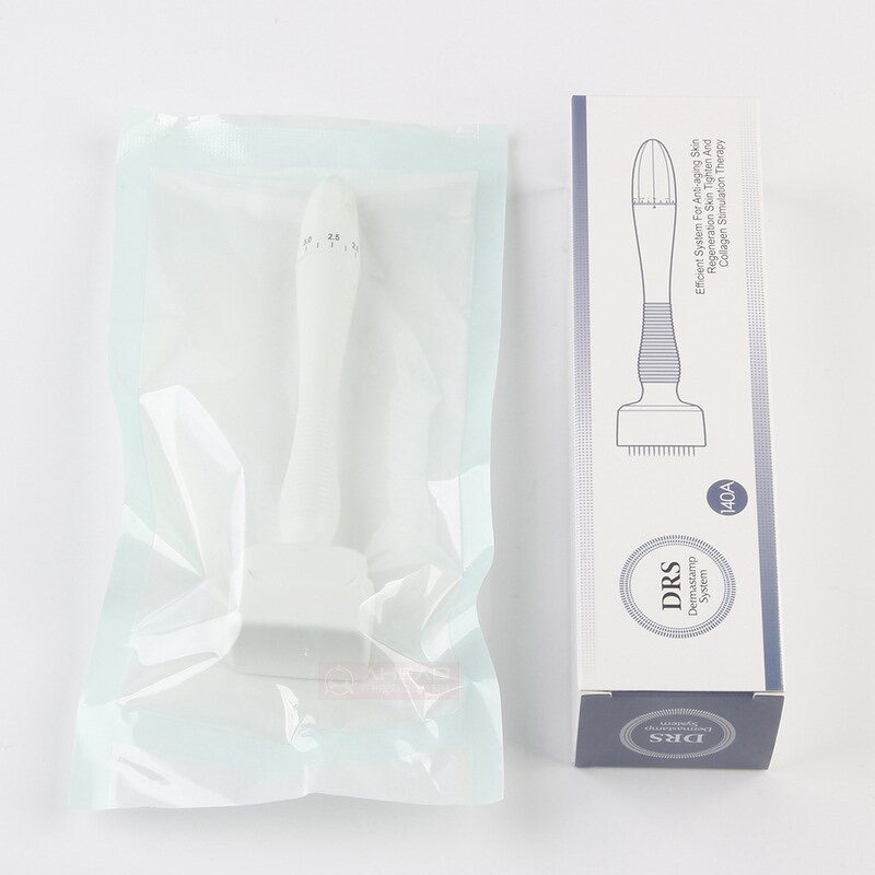 Stamp Face Roller Massager - Adjustable Length 0-3.0mm Hair Growth Rejuvenation