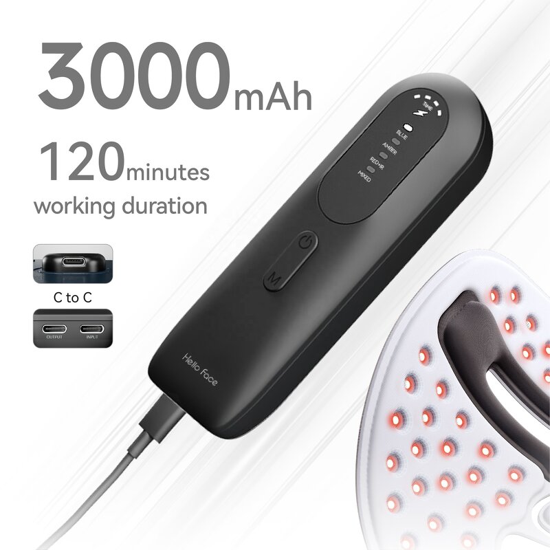 Hello Face LED Mask - 332 Chips Near Infrared 850nm Red Light Therapy