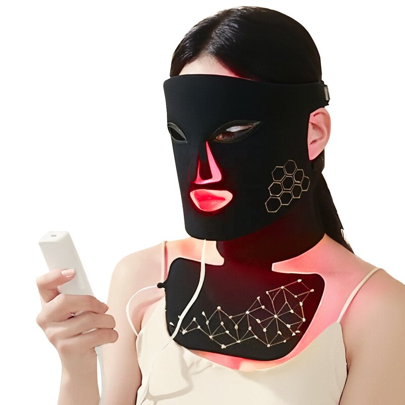 2026 LED Light Therapy Mask - Portable Red Light for Face Neck Care