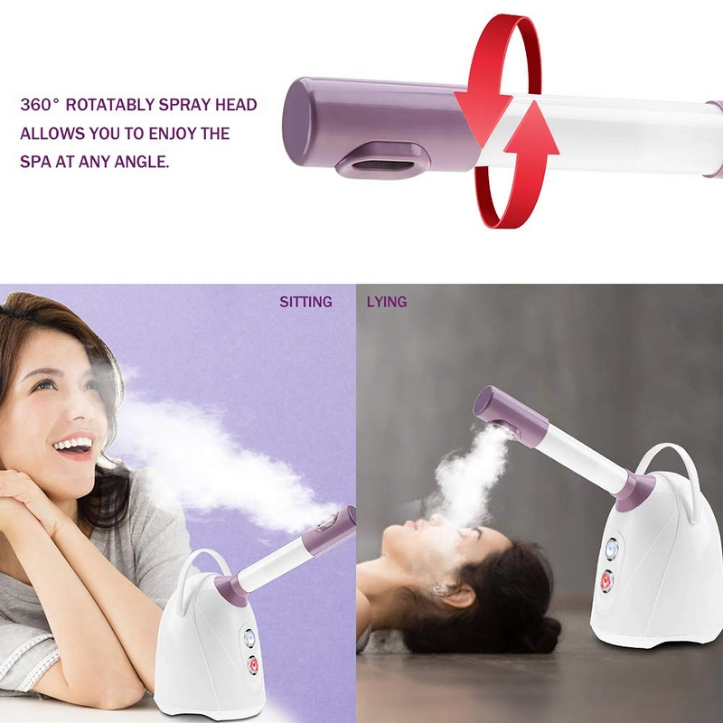 Portable Facial Steamer - Home Use Hot Warm Cold Electric Moisturizing Cleansing