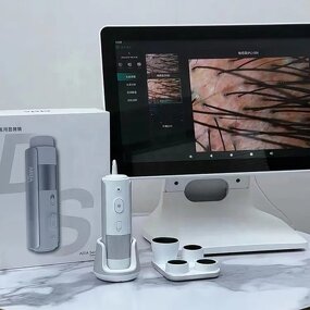 3 Spectrum Scalp Scanner - Professional Handheld Hd Hair Follicle Analyzer Salon