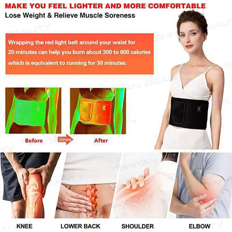 SY-LM122 Laser Lipo Belt - 105 Lamp Beads 360 Weight Loss Pain Relief Wrap