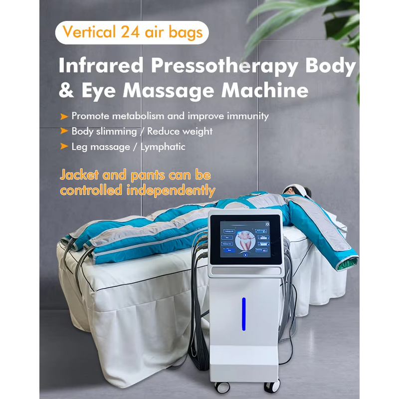 Lymphatic Drainage Machine - Air Pressure Full Body Compression Therapy Device