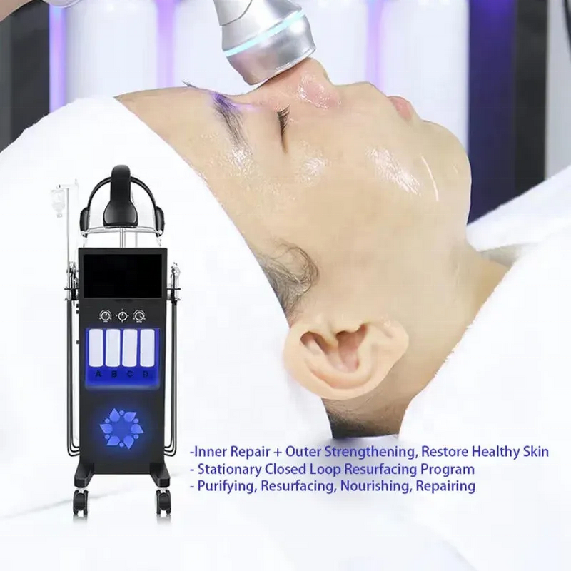 11in 1 Hydro Facial Machine - New Design Hydrodermabrasion with Oxygen Dome