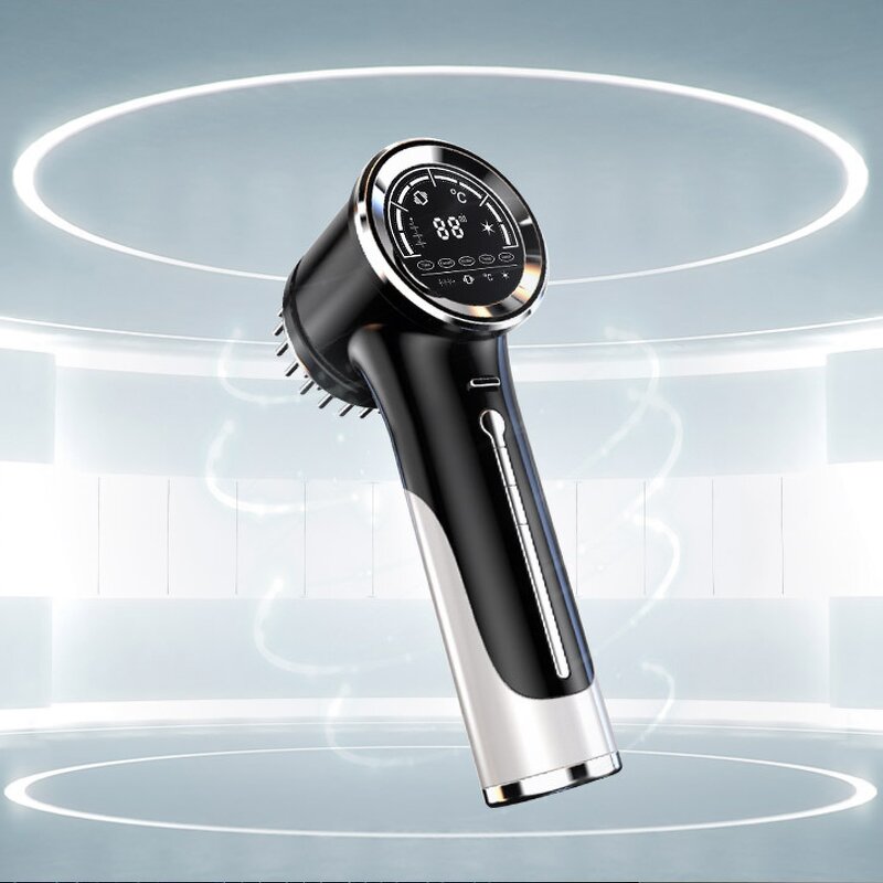 RF Hair Growth Comb - 2024 Radio Frequency Red Light Electric Scalp Brush