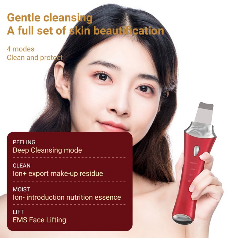 Facial Spatula Manufacturer - Ultrasonic EMS for Peeling & Blackhead Removal