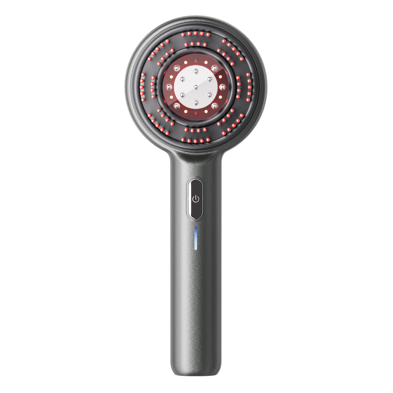 Scalp Massage Comb Manufacturer - ABS Red Light Stimulated LED EMS Multi-Dimensional
