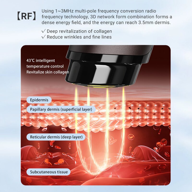 Facial Skin Tightening Machine Manufacturer - Microcurrent 10 in 1 EMS RF LED