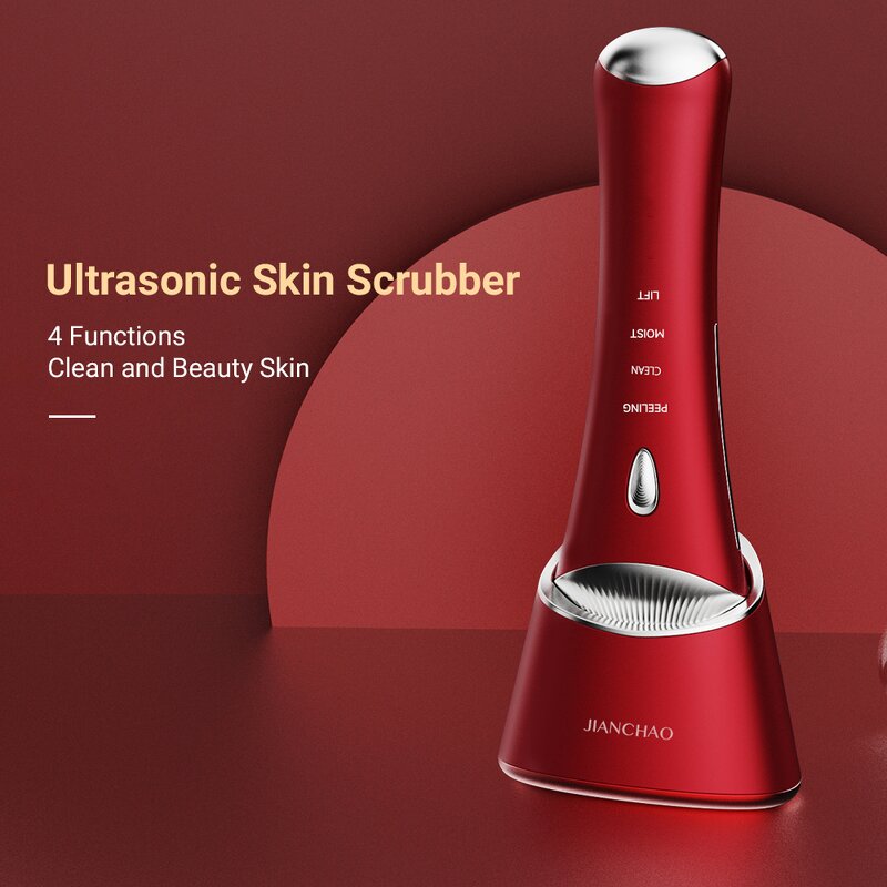 Facial Peeling Machine Manufacturer - OEM with Contact Charging Base EMS Ultrasonic