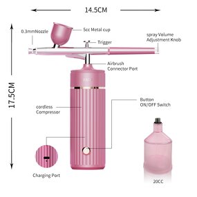 Mist Spray Gun Manufacturer - Portable for Hydration Revitalize Aerobic Skin