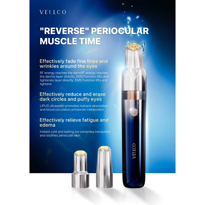 Eye Massage Wand Manufacturer - 3in1 Light Therapy Anti-Wrinkle Anti Aging