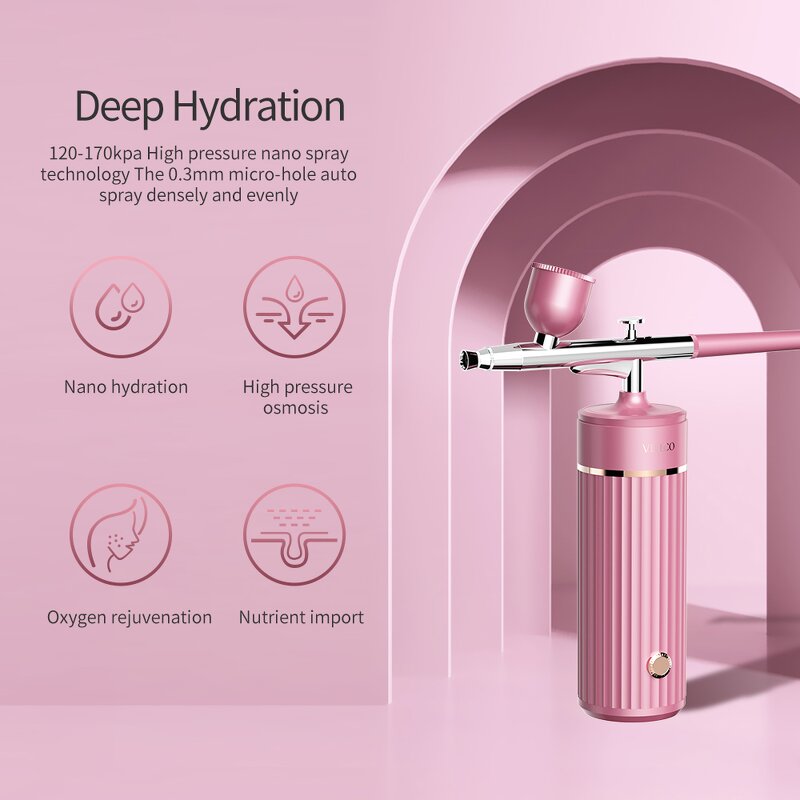 Airbrush Makeup Kit Manufacturer - Portable USB Rechargeable with 2 Cups