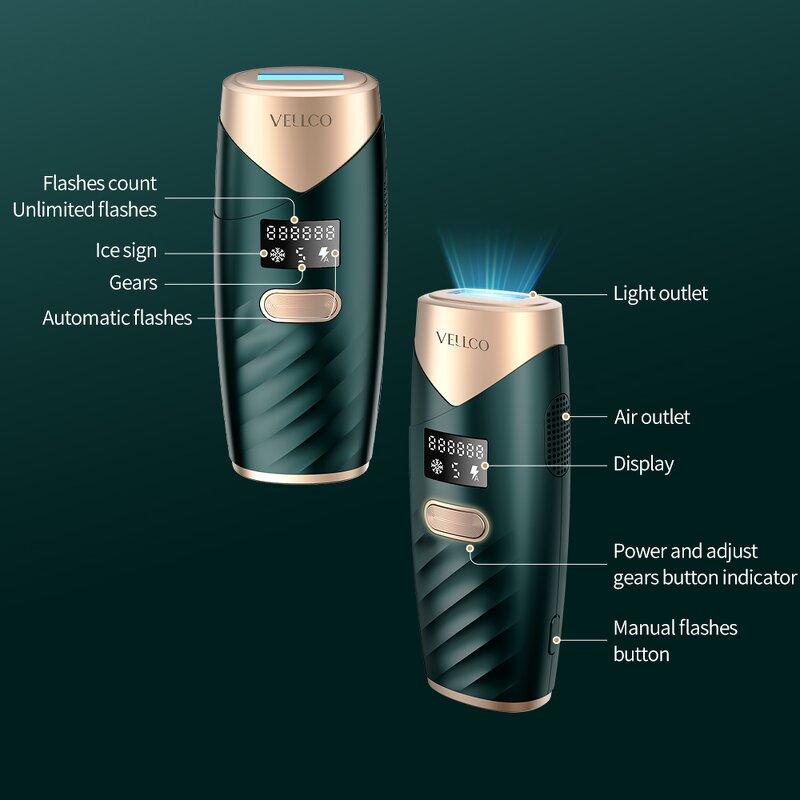 IPL Hair Removal Device Manufacturer - Handheld SAPPHIRE Freezing Point Reusable