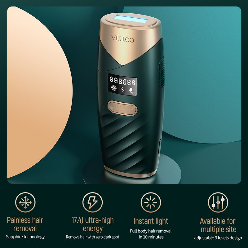 IPL Hair Removal Device Manufacturer - Handheld SAPPHIRE Freezing Point Reusable