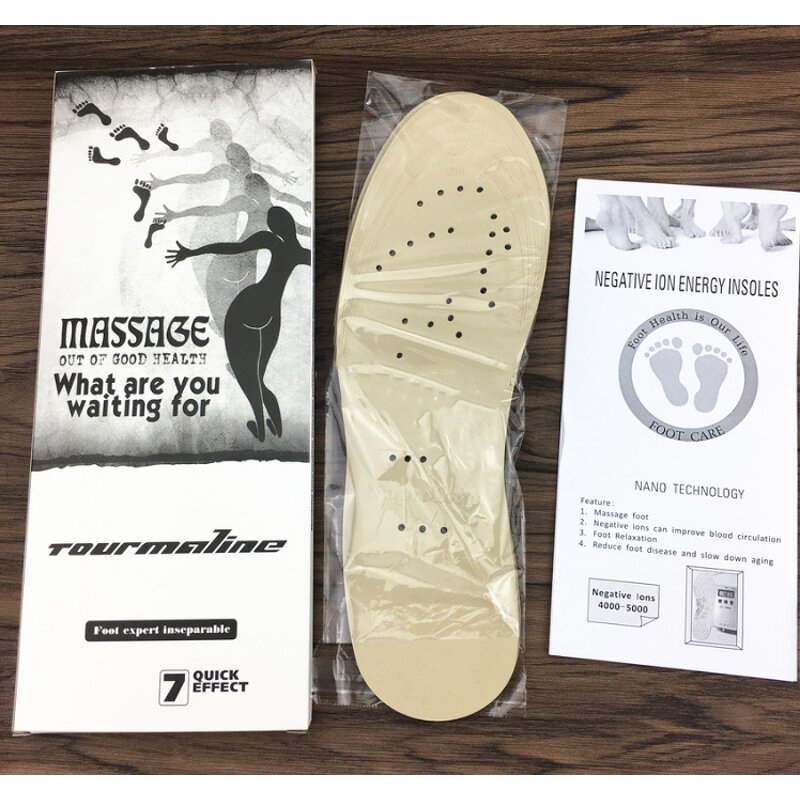 Tourmaline Massage Insole - Far Infrared Acupuncture EMS Foot Spa Mat