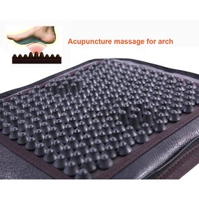 EMS Foot Massager - Office Chair Shiatsu Roller Remote Control PU Leather