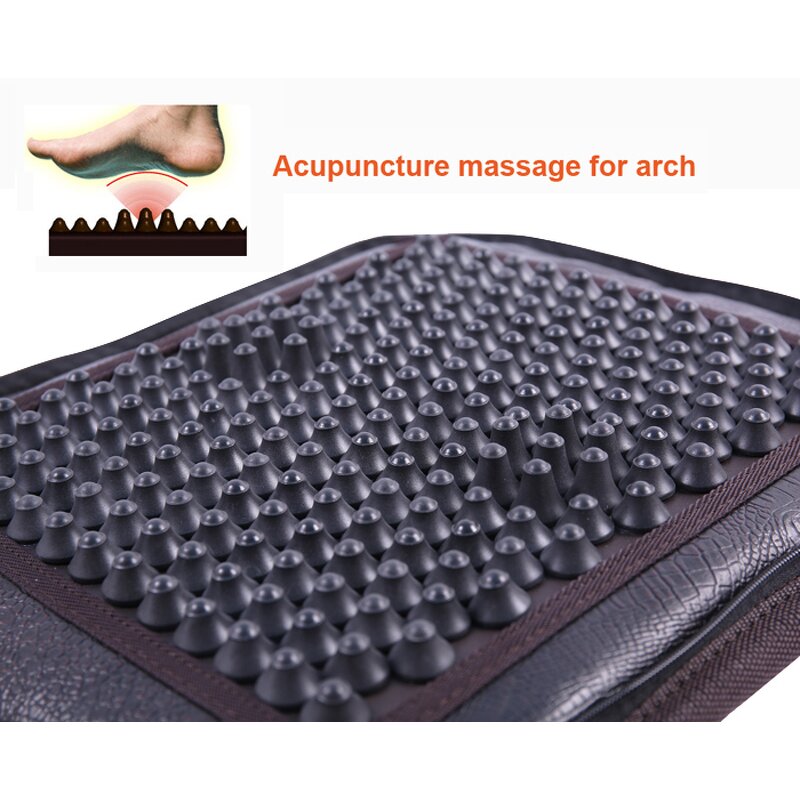 EMS Foot Massager - Office Chair Shiatsu Roller Remote Control PU Leather