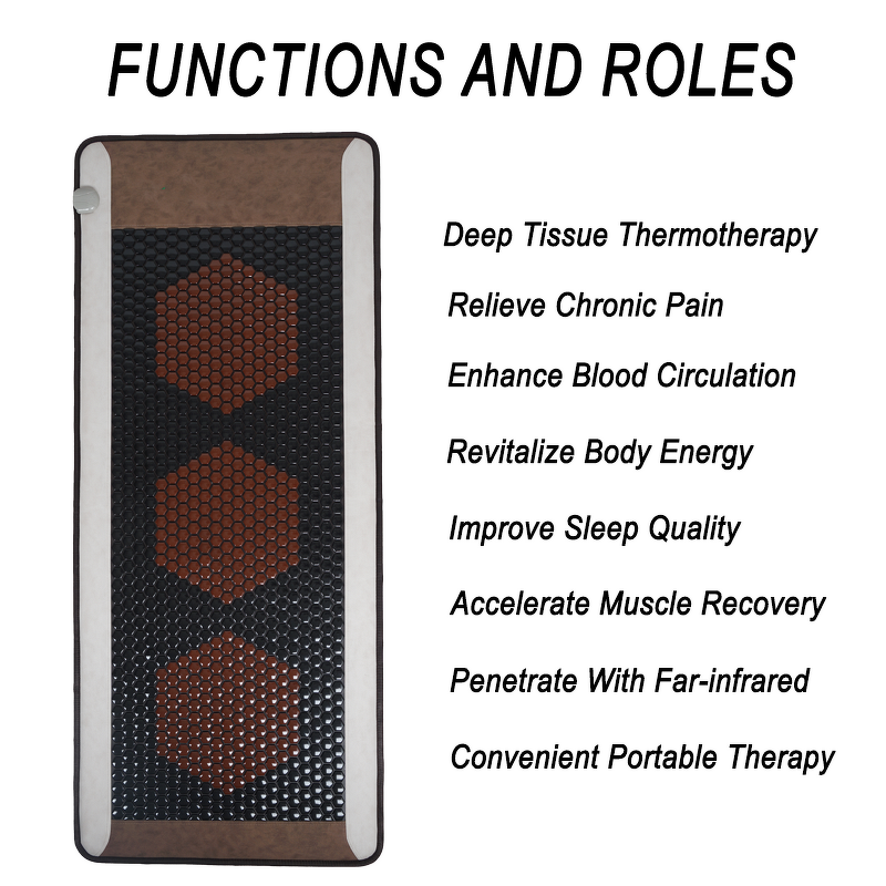 Tourmaline Mattress - Enhances Blood Circulation Eases Soreness Quality Rest