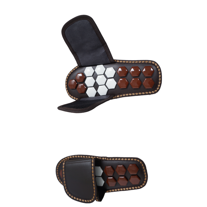 Tourmaline Foot Slippers - Deep Tissue Acupressure Reflexology Plantar Relief