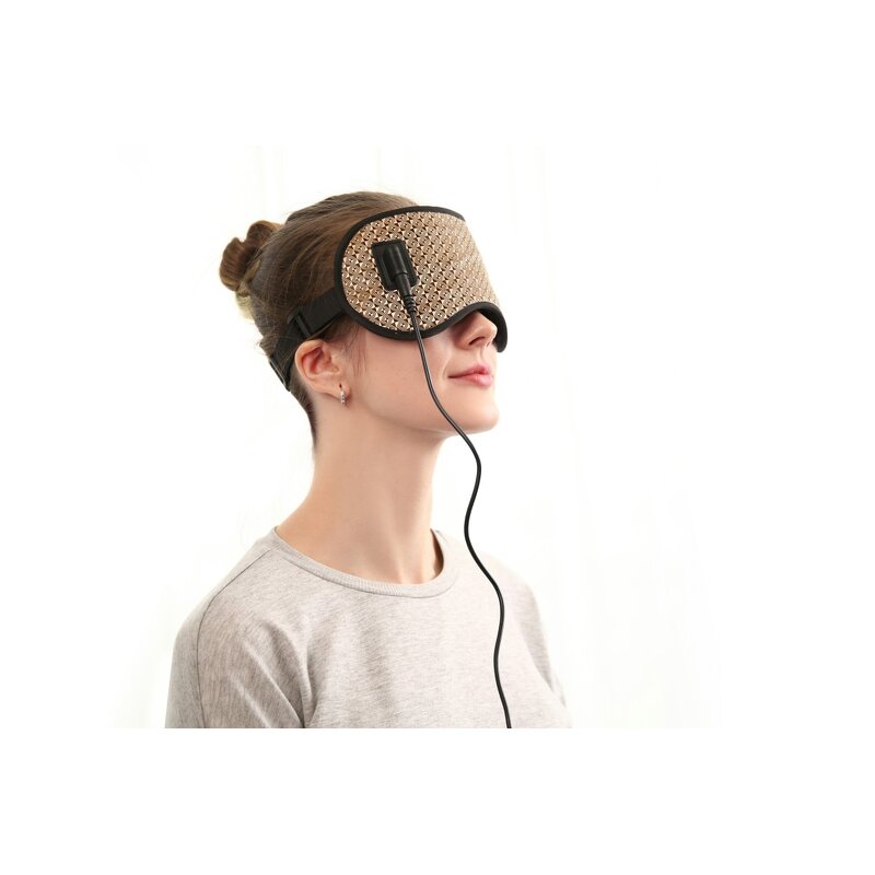 Tourmaline Eye Mask - Korea Magnetic Infrared Heating Sleep Relax Therapy