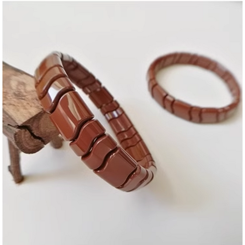 Bio Energy Balance Bracelet - Natural Tourmaline Black Stone Negative Ion Massage