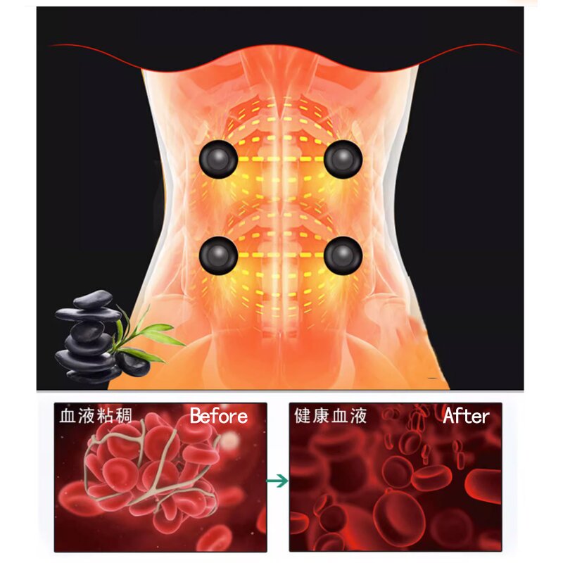 Tourmaline Waist Belt - Nugar Magnetic Therapy Thermal Heating PVC Massage