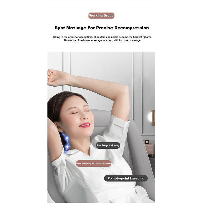 Mini Massage Chair - Luxury 3D Zero Gravity Full Body Heating Calf Kneading