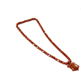 Amethyst Tourmaline Necklace - Black 3mm Layered Negative Ion Energy Pendant