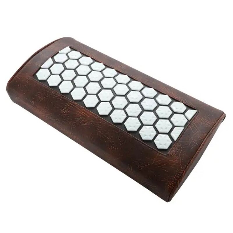 Jade Tourmaline Neck Pillow - Negative Ion Cotton Acupressure Cervical Care