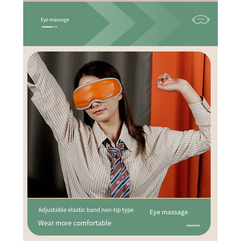 Smart Eye Massager - Cordless Hot Cold Compress Electric Vibration Heat Mask