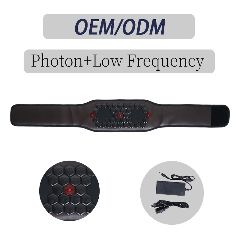 Tourmaline Heating Massage Belt - Far Infrared Red Light Waist Pain Relief