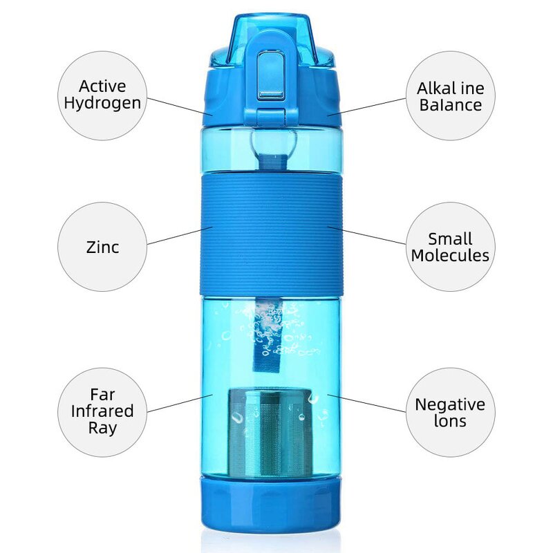 ZL-BT0001 Tea Cup - 501ml Korean Style Water Purifying Separation Plastic