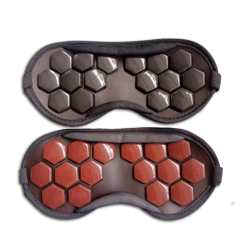 Ceramic Tourmaline Eye Massager - Hexagon Korea Jade Magnetic Deep Sleep Mask