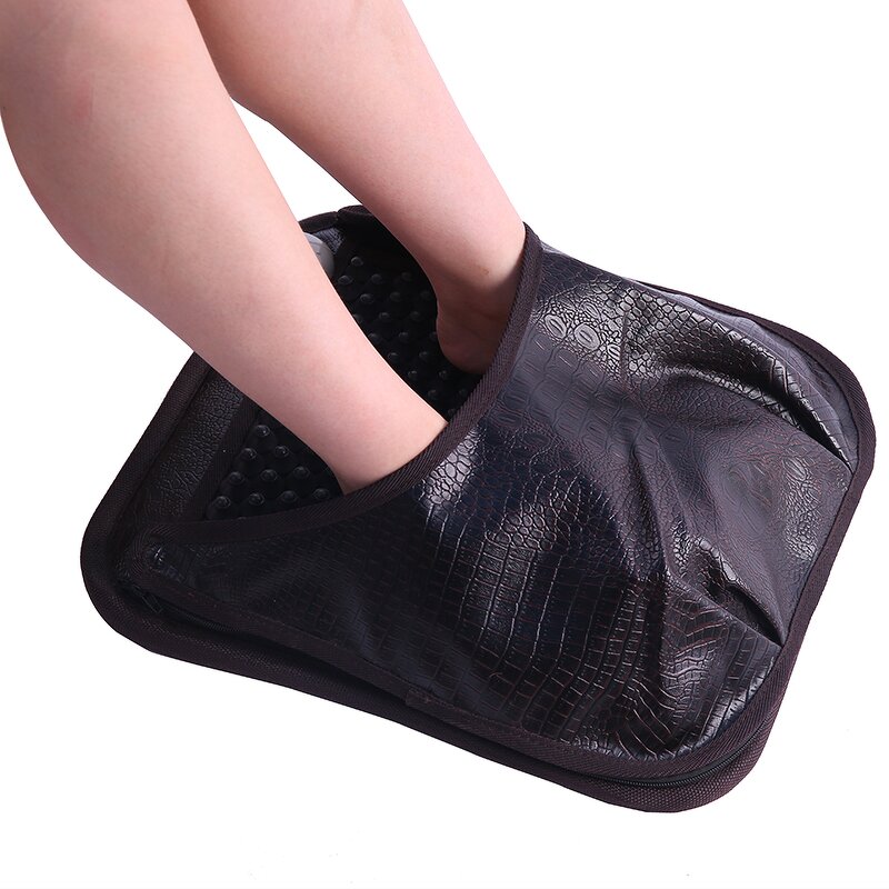 EMS Foot Massager - Office Chair Shiatsu Roller Remote Control PU Leather