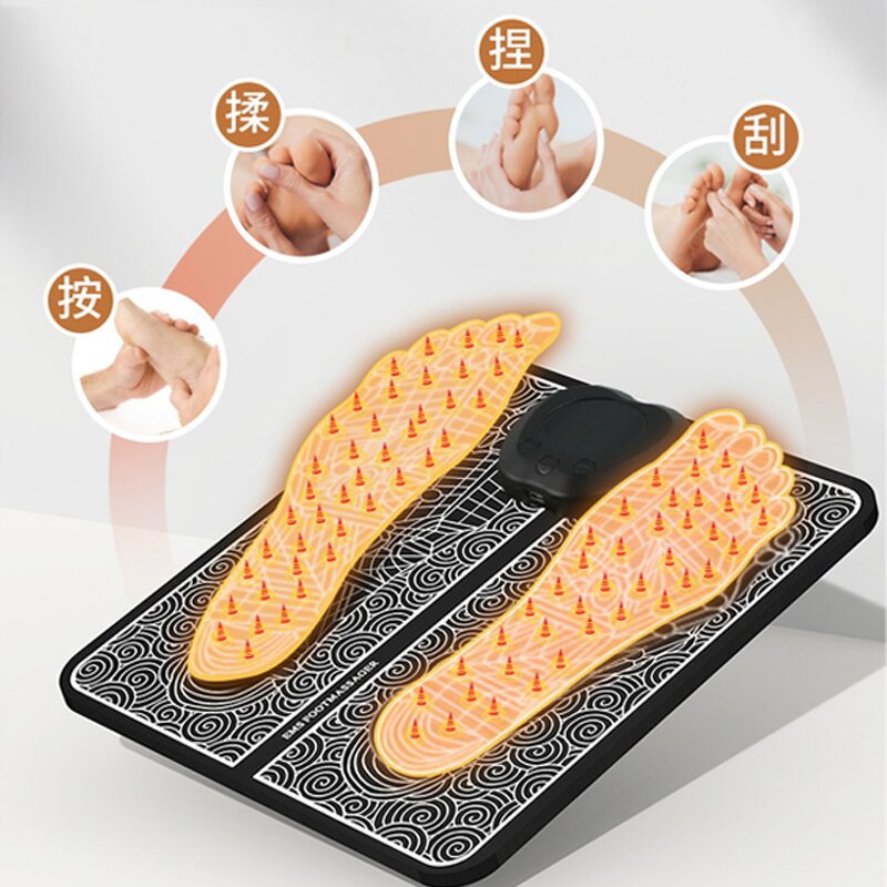 ZL-FM003 EMS Foot Massager - Meridian Therapy Qi/Blood Circulation Timing