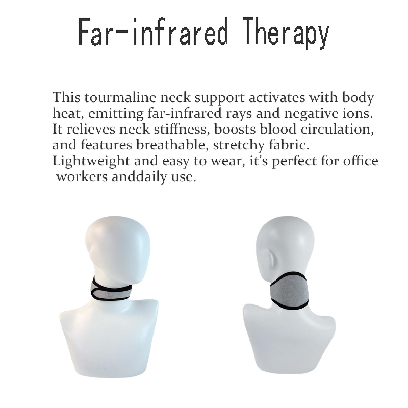 Tourmaline Neck Support - Natural Heat Therapy Instant Neck Pain Relief