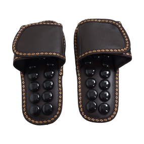 Jade Massage Slippers - ZL-FMB01 Natural Stone Shiatsu ROHS OEM Logo