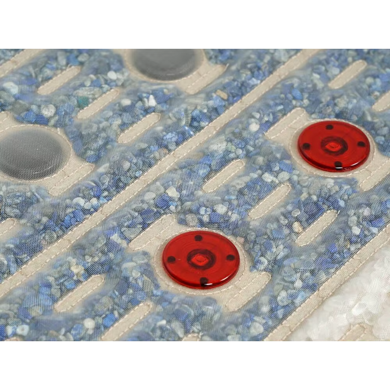 Jade Massage Belt - 135x25cm Far Infrared EMS Red Light Waist Pain Relief