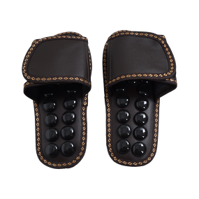Tourmaline Massage Slippers - Deep Tissue Acupressure Foot Arch Heel Relief
