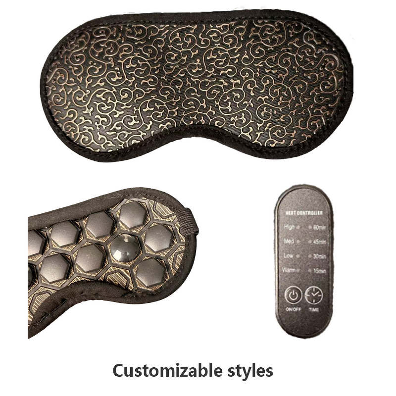 Tourmaline Heated Eye Mask - Far Infrared Therapy Eye Fatigue Relief