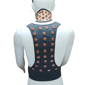 Hexagonal Jade Heated Pad - Korea Infrared Tourmaline Thermal Jacket Vest