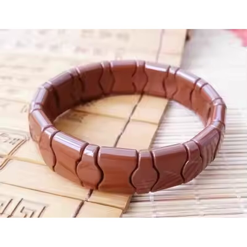 Tourmaline Jade Roller Bracelet - Energy Crystal Healing Chakra Massage Jewelry