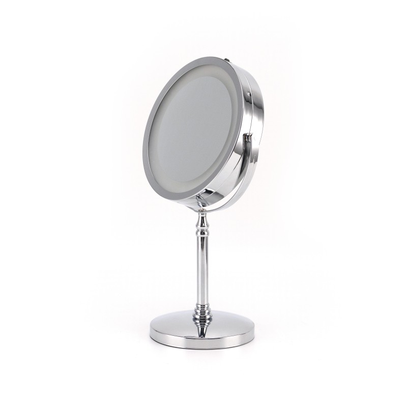 Portable Makeup Mirror Manufacturer - LED Light Desktop Vanity Fill Light Battery Operated Mirror