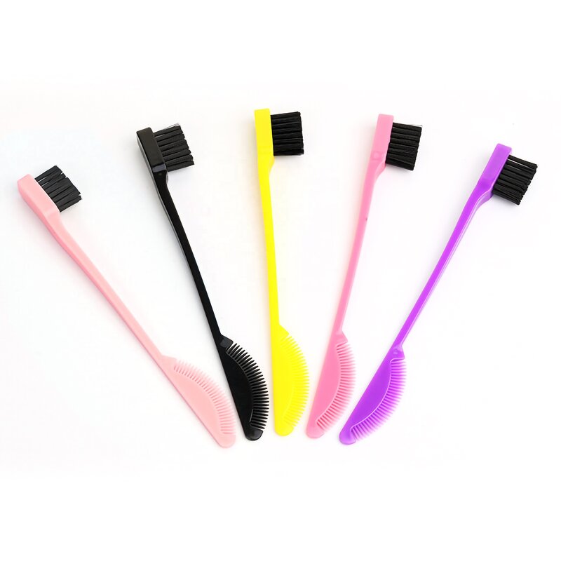 Edge Brush Manufacturer - Professional Boar Bristle 2 in 1 Edge Control