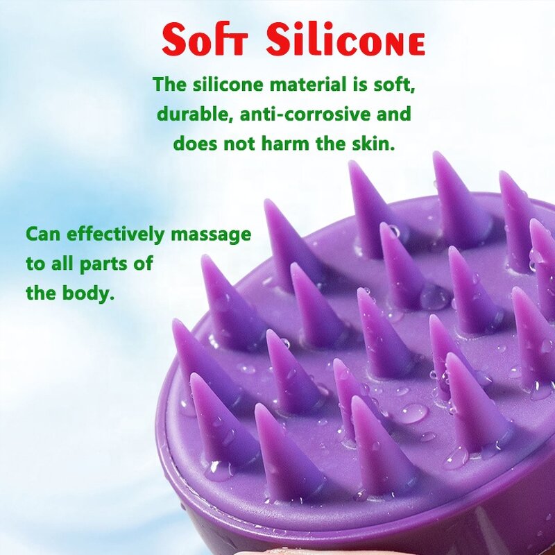 Ionic Hair Brush Manufacturer - Soft Silicone Detangler Scalp Care